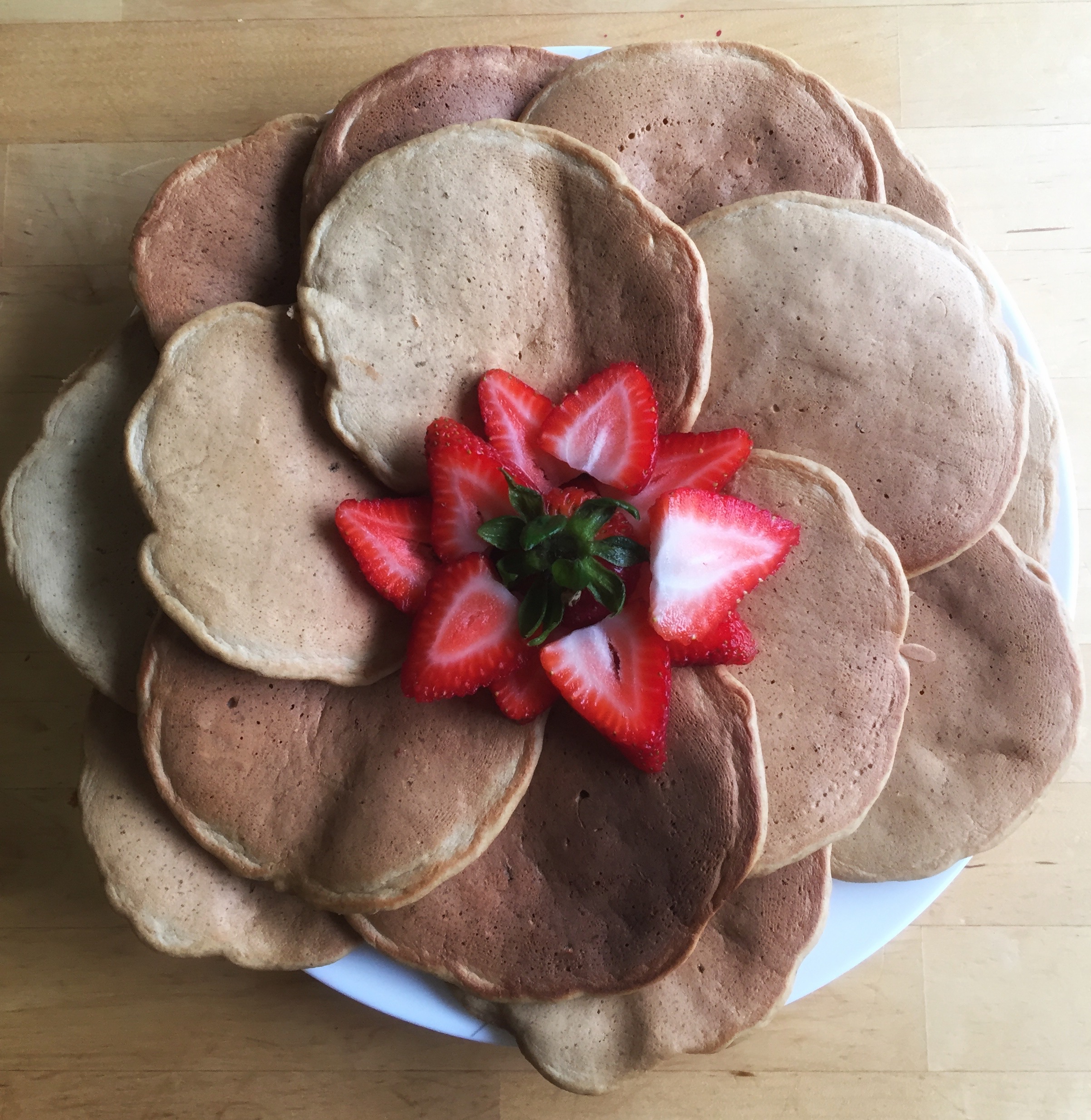Golden Wheat and Molasses Pancakes